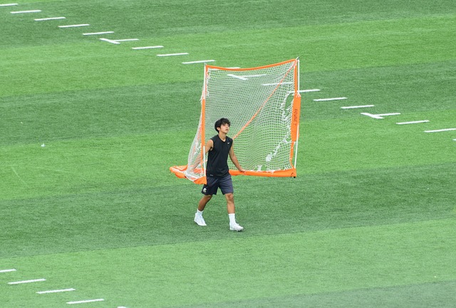 运动员正在